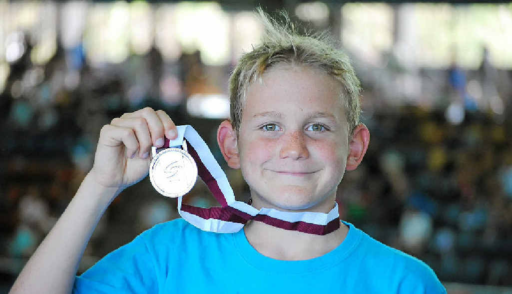 Troy Carlson was thrilled after setting a new pool record at Bundaberg. Troy Carlson was thrilled after setting a new pool record at Bundaberg.